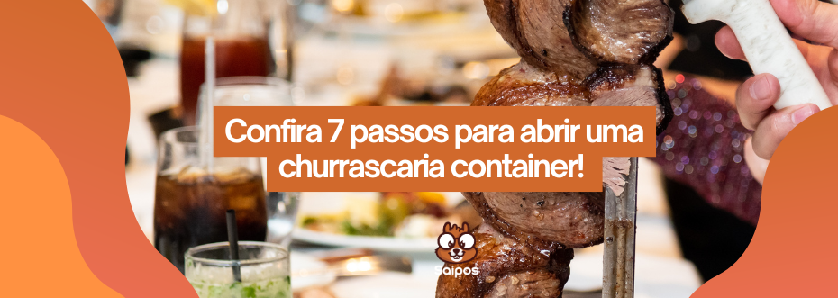 abrir churrascaria container SAIPOS 