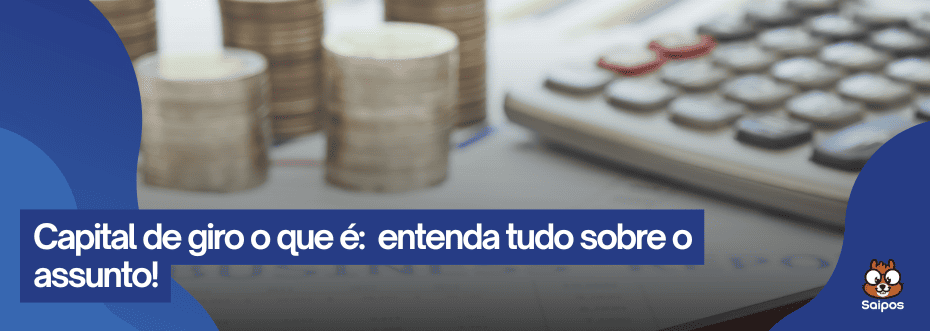 detalhes azul com moedas e calculadora