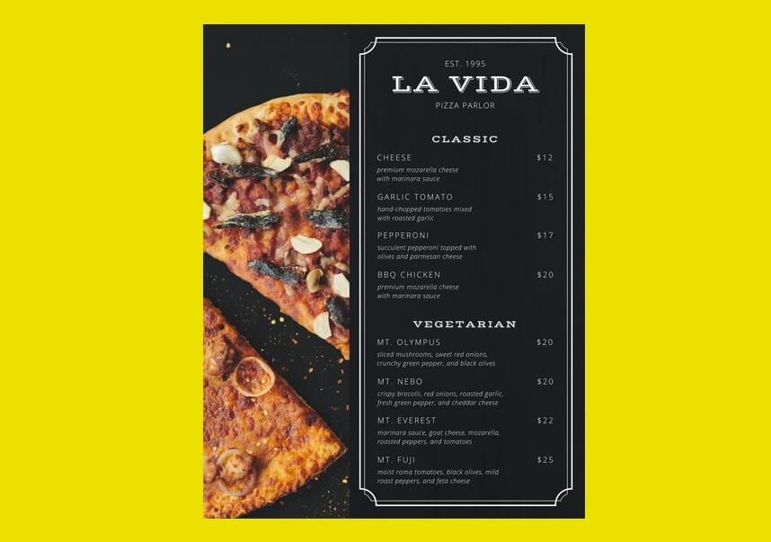 Cardápio  - SAIPOS - sistema para restaurante