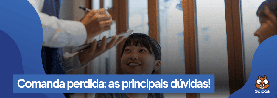 Sobre comanda perdida e detalhe azul