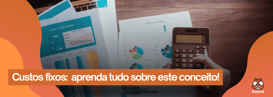 imagem com detalhes laranjas e calculadora