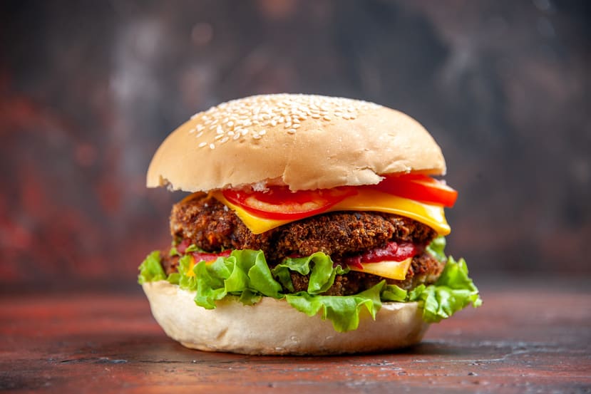 Hambúrguer americano SAIPOS sistema para restaurante