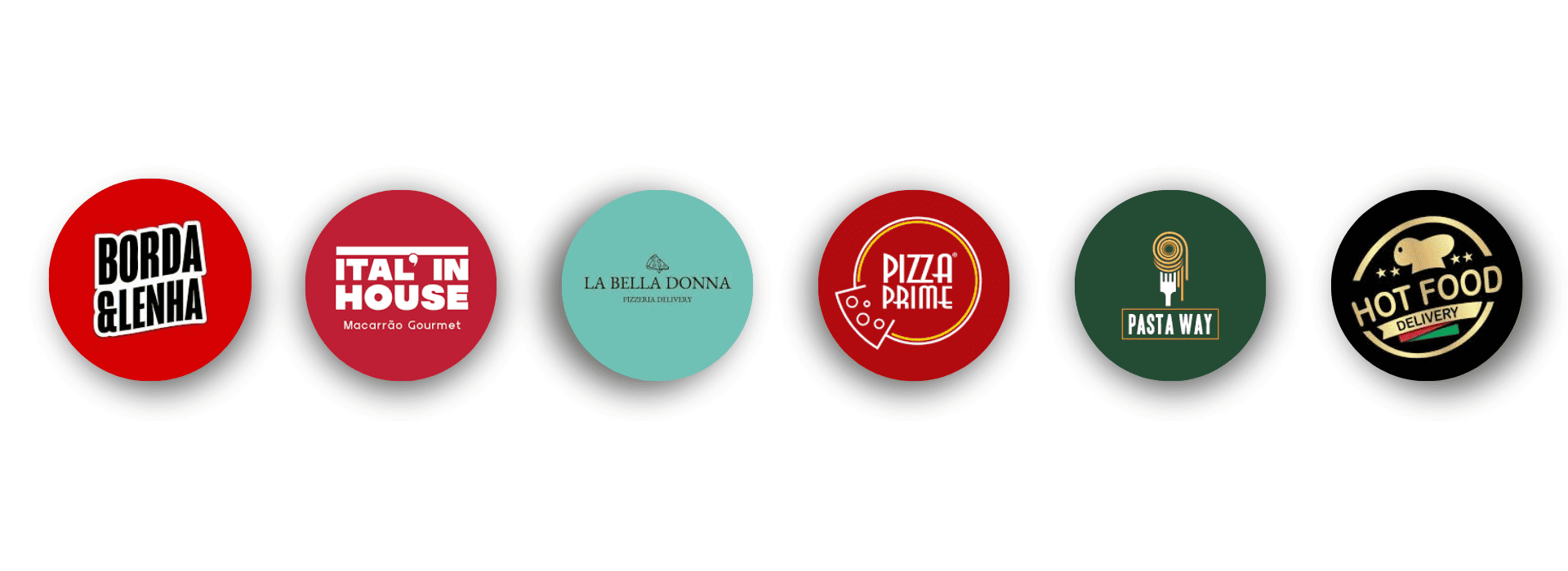 Diferentes tipos de marcas de restaurantes