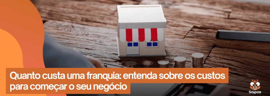 imagem com detalhes laranjas e uma foto de fundo