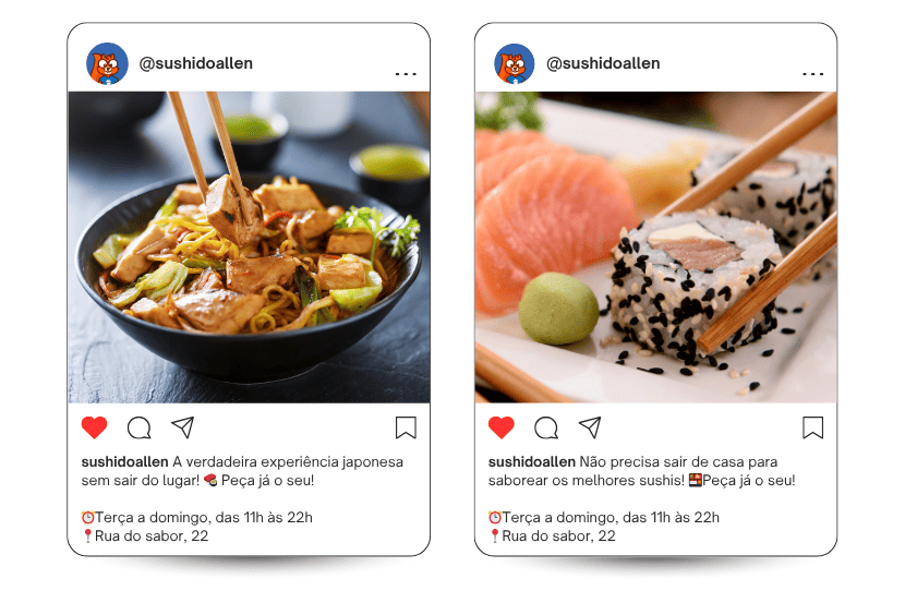 imagem de Instagram, ideias de postagens
