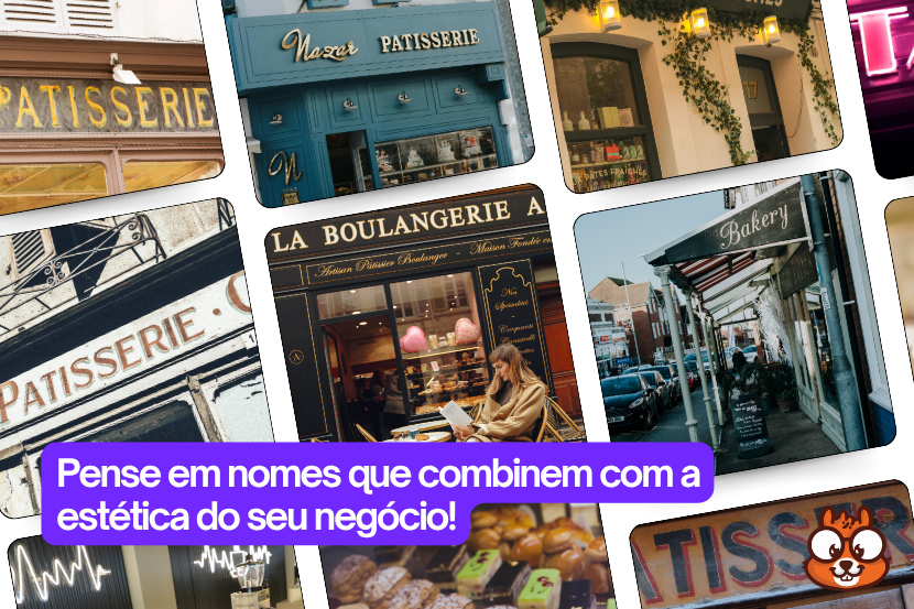 Ideias de nomes para docerias 