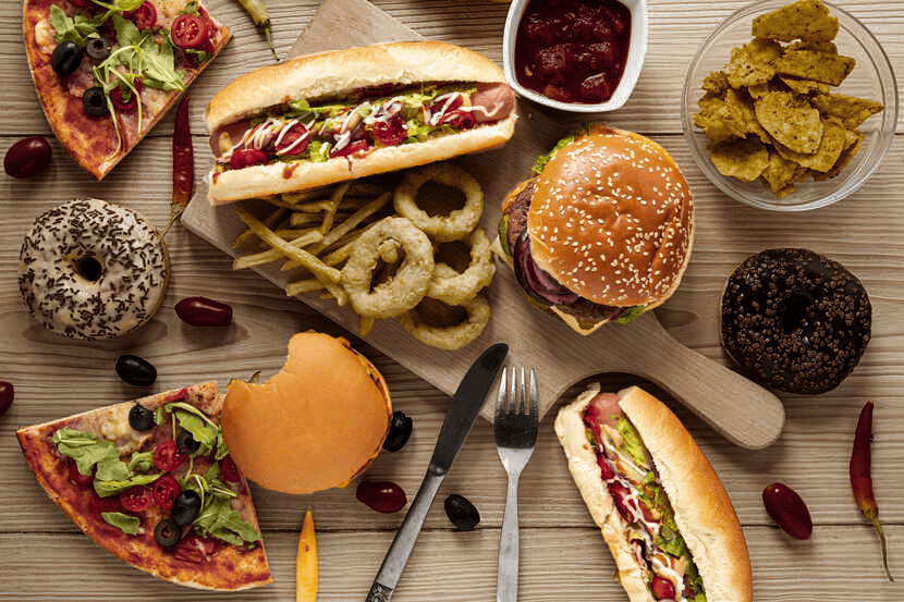 Comida de fast food -SAIPOS-Sistema para restaurantes