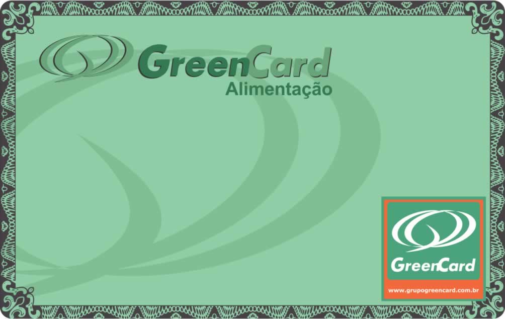 Cartões de Alimentação: Green Card