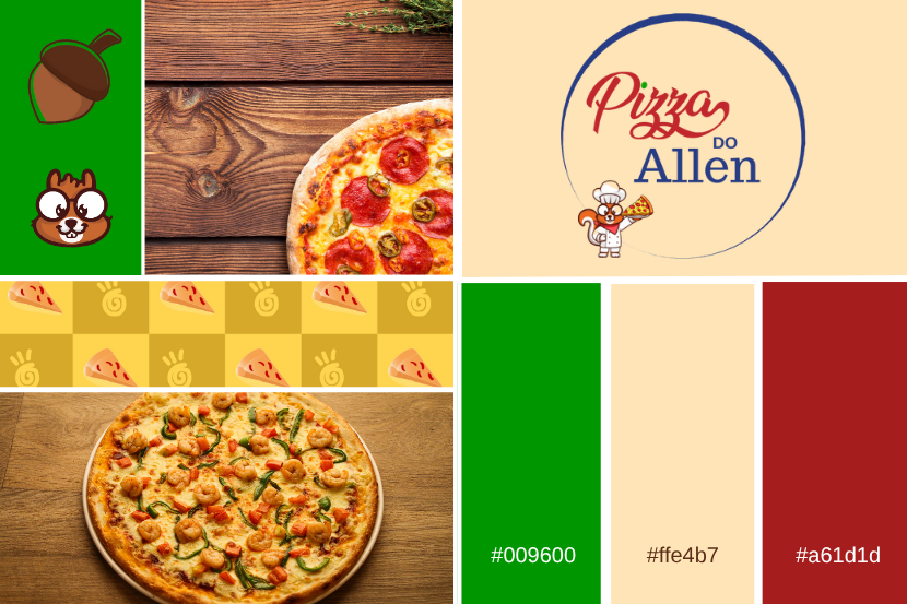 identidade visual pizzaria SAIPOS
