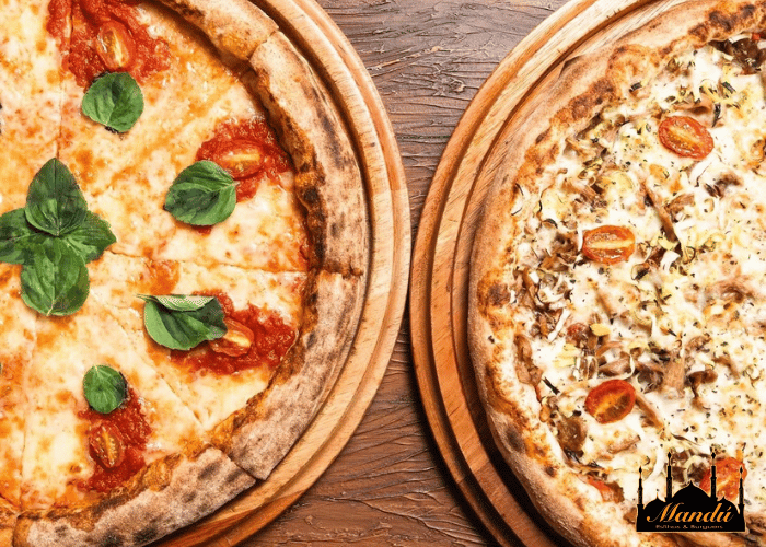 Pizzas artesanais deliciosas de sabores salgados da Mandú