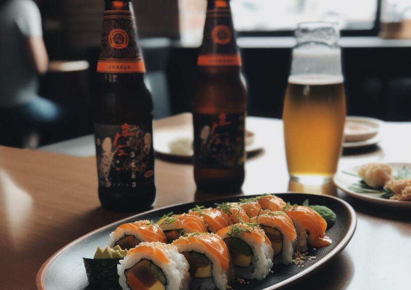 Qual bebida combina com sushi - Cerveja