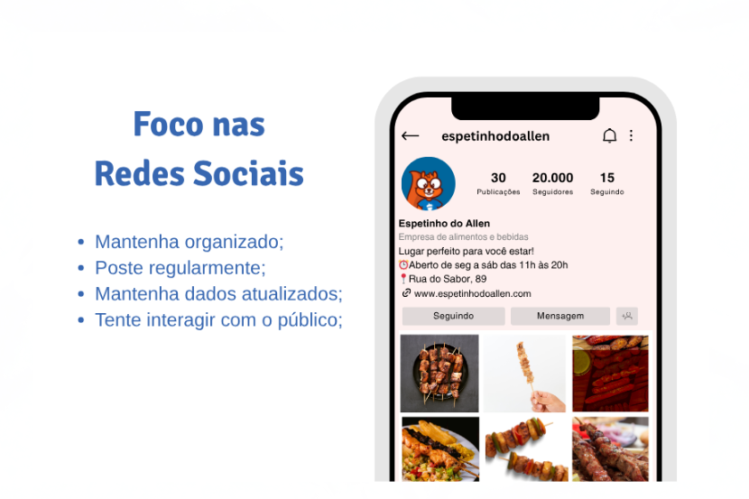 Foco nas redes SAIPOS