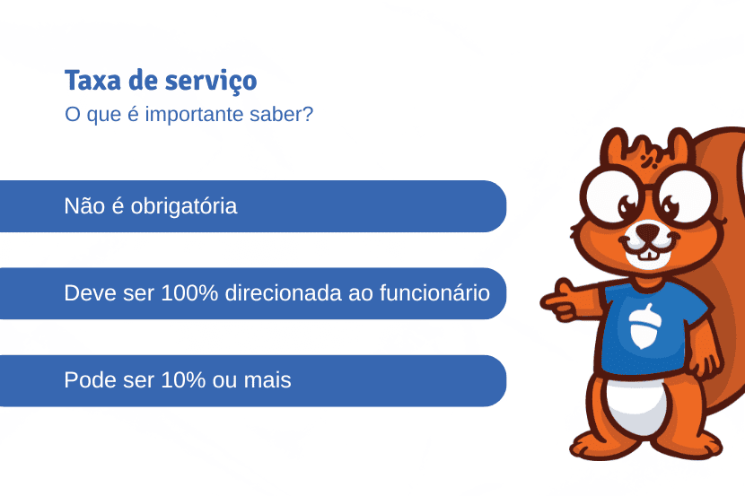 imagem explicando o que é a Taxa de serviço - Saipos - Sistema para Restaurante