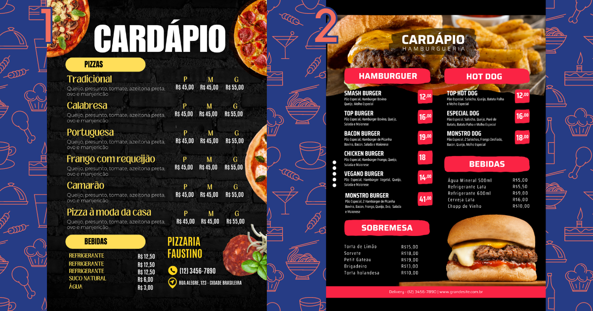Cardápio PDF para WhatsApp - Tipos de cardápio para restaurante - Saipos Sistema para Restaurante