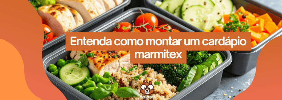 como montar um cardápio marmitex
